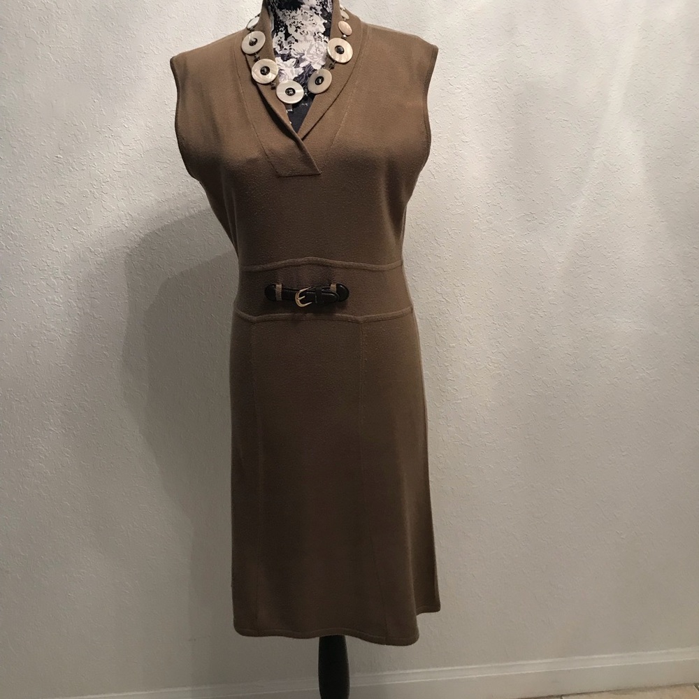 Calvin Klein Sweater Dress INCLUDES Necklace